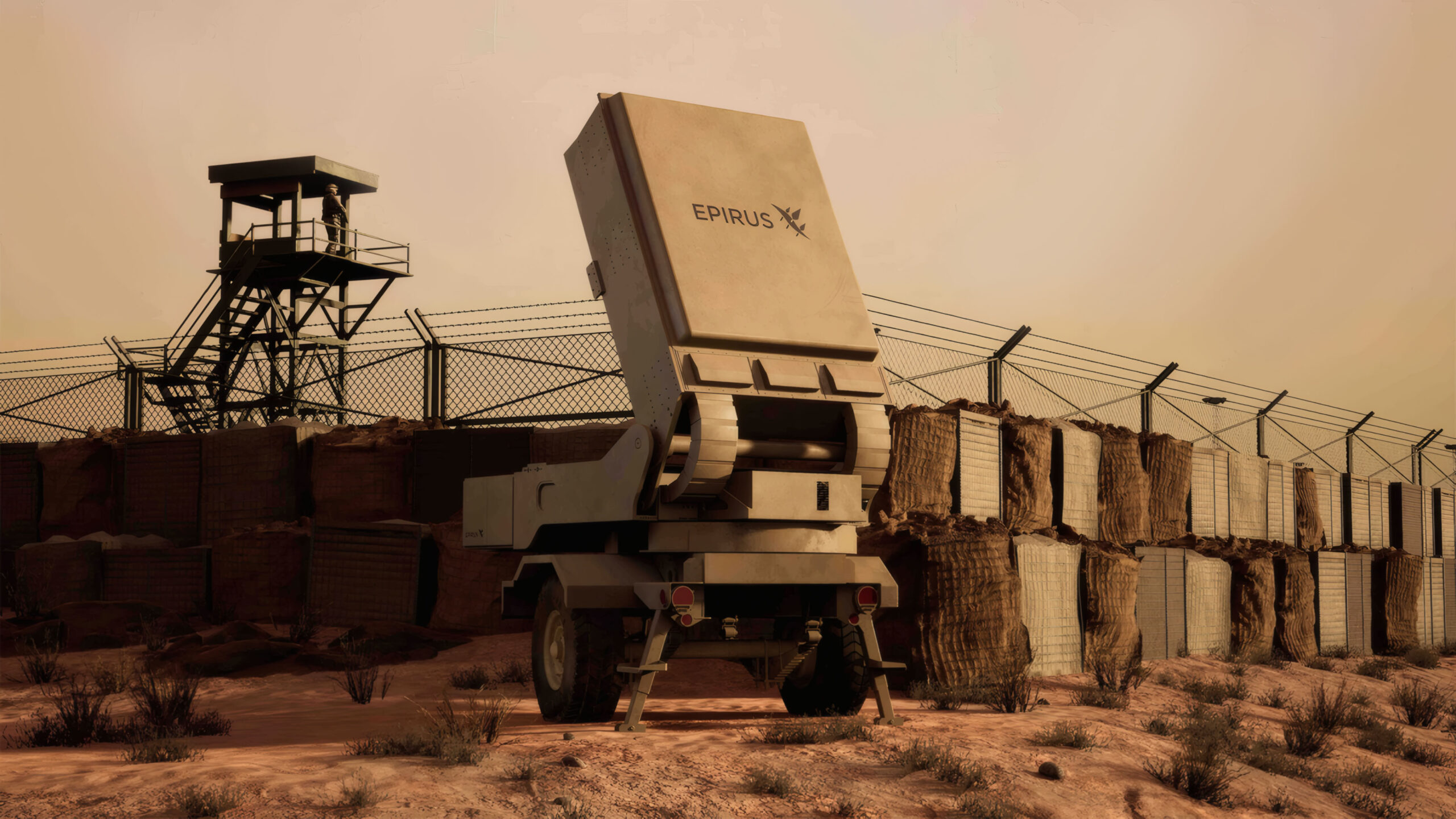 Epirus device in the desert